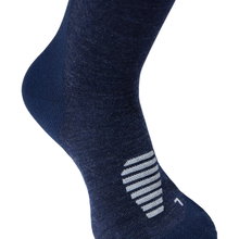 STOX Energy Socks Hiking Compression Merino Ankle Socks (targeted compression) blue/grey ladies - 1 pair